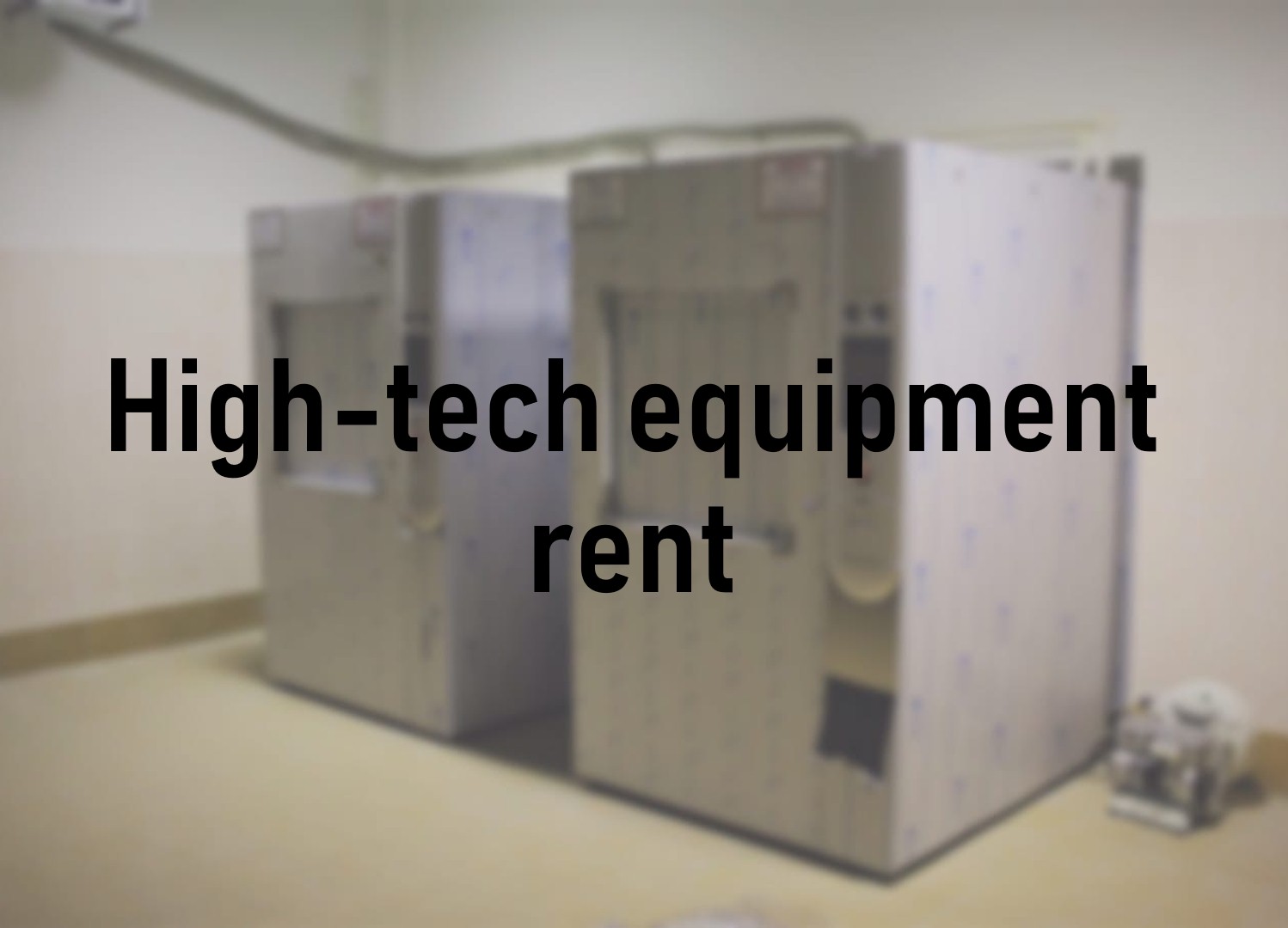 Rental of high-tech equipment at JSC Technopark of High Technologies
